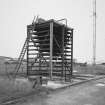 Detail of cooling tower remains at SE end of main building.