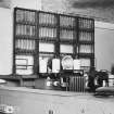 Interior.
Detail of glass test load rack on light programme transmitter.