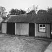 View of shed from NW.