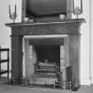 Interior. First floor. Drawing room. Detail of marble fireplace