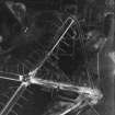 RAF WWII vertical aerial photograph showing the runways during the construction phase.Also visible are areas of anti-landing ditches on the limits of Spey Bay.