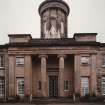 View of central block of N elevation from N.