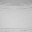 First floor, bedroom, plasterwork, detail