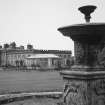 Main house, view from East South East (with East fountain in foreground)