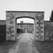 Gateway to courtyard, view from East