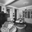 Interior.
View of living hall showing original window and door of entrance hall.