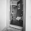 Interior.
Detail of window converted to doorway for access to E wing.