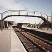 View of footbridge and platform 2 from SSW