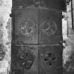 Kiln: detail furnace doors of south east kiln