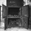 Kiln: detail furnace doors (open) of south east kiln