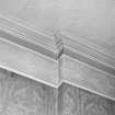 Ground floor, drawing room, ceiling, frieze and cornice, detail