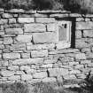 South wall of stable showing masonry technique