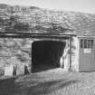 Detail of arched cart shed on E face of steading