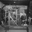 Interior. MacRobert House. Weaving display from N