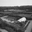 Walled garden, view from roof of corner tower