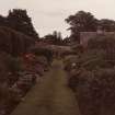 Herbaceous borders and gran patios - walled garden