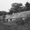 View of outbuildings to rear from east