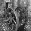 View of petrol paraffin engine and cooling water tank