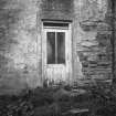 Main front door from east
