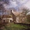 View from west of house showing byre and dairy