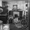 Interior, view of south east sitting room from north west