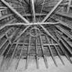 Interior view of roof structure