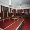 Interior view of first floor, council chamber, from West, in Wick Town Hall