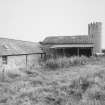 General view showing grain silo from north