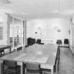 Interior. 1st floor, conference room, view from N