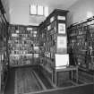 Detail of library shelving