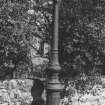 Ornamental c.i. lamp standard dated 1911
