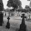 Circular Burial Area, lower cemetery from South