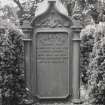 Cast Iron headstone to A J Todd