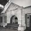 Detail of original entrance
