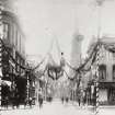 General view of street decorations for Diamond Jubilee 1897