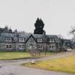 Nos. 1 and 2 Struy Farm Cottages. View from ESE showing Struy Farmhouse at left