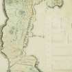 Estate map of centre port by William Bald, 1805.