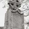 Astley gravestone, West face, detail