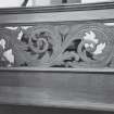 First floor, staircase landing, detail of staircase balustrade