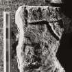 Two fragments of a rectangular slab from Sgor nam Ban-Naomha.