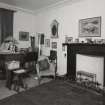 Interior. View of drawing room from E