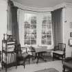 Interior. View of  drawing room bay window