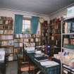 Interior. View of Ground floor library  from E