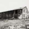 View from SE of two-storey warehouse prior to demolition