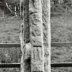 North edge of Early Christian sculptured cross. (Daylight)