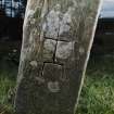 Early Christian headstone from burial ground on Eilean Fhianain.