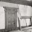 First floor drawing room, view from west, showing silk hangings