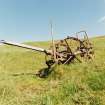 Sanday (Small Isles). Abandoned farm equipment in vicinity of Cnoc an Tionail.