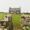 Sanday, Am Mialagan, Schoolhouse. View from NE.