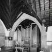 Interior. Detail of organ.